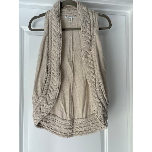 Banana Republic 100% Cotton Vest Size Petite Medium Boho Chic VGUC - Picture 1 of 4